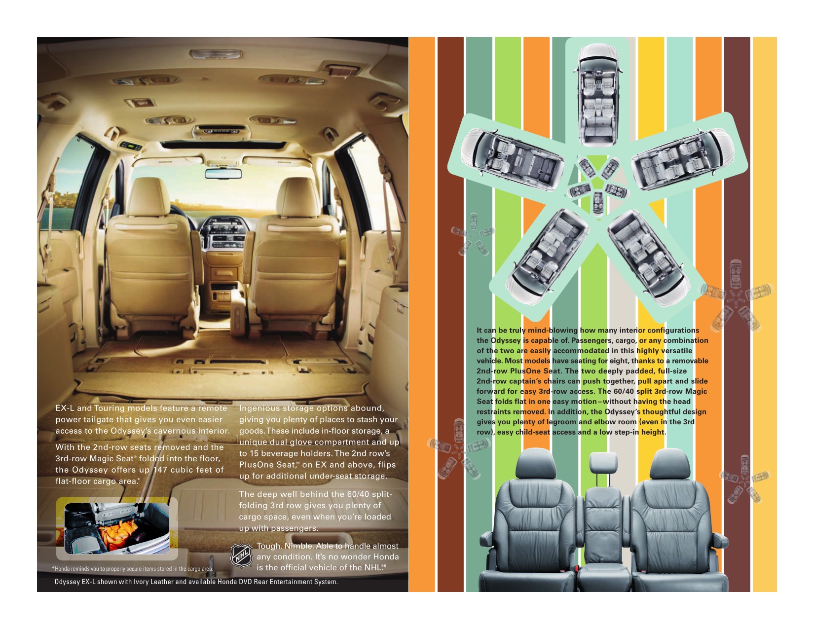 2010 Honda Odyssey Brochure Page 14